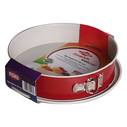 Alpfa auslaufsichere Springform, Keramik, rot/crème, 28 cm