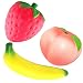 Produktbild Langsam steigendes Squishy, 3PCS Obst Erdbeer-Bananen-Dekompressionsspielzeug Squishy-Spielzeug,süß duftender Vent-Charme-Spielzeug-niedliches Kindspielzeug-Handspielzeug, dekorative Requisiten