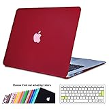 Protección y elegante: esta funda protectora, hecha de policarbonato ligero (pc) de alta calidad, incluye una cubierta para teclado que protege su computadora portátil contra rasguños, polvo y suciedad; el estuche de color fresco agrega un cosmético elegante a la macbook
