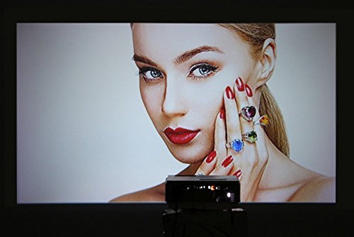 Android Beamer WIFI Projektor LED 1500 Lumen Video Projektor unterstÃ¼tz 1080p / 720p mit HDMI VGA USB AUDIO Eingang fÃ¼r Smartphone PC Laptop PS4 Xbox, integrierte Lautsprecher