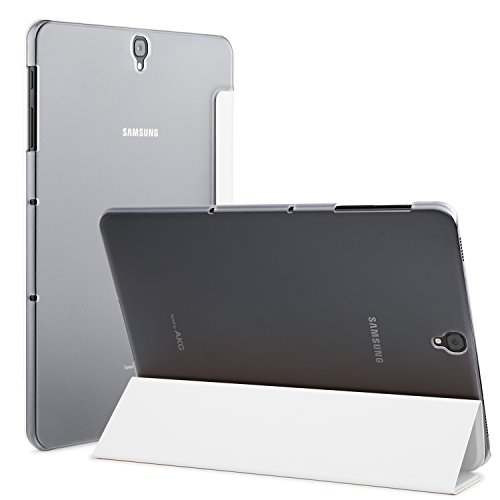 Samsung Galaxy Tab S3 9.7 Hülle, IVSO Ultra Schlank Superleicht Ständer Slim Leder zubehör Schutzhülle für Samsung Galaxy Tab S3 9.7 Tablet-PC perfekt geeignet, Weiß
