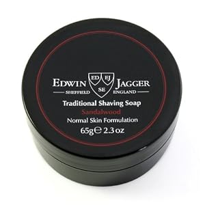 Edwin Jagger 99.9% Natural Sandalwood Shaving Soap in 65 g Travel Tub - Image 3