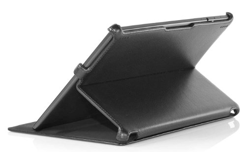 StilGut UltraSlim Case, Tasche für Lenovo IdeaTab S6000 mit Standfunktion, Schwarz B-WARE MODELL! - 6