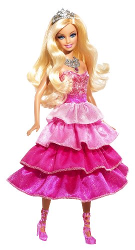 Barbie Sparkle Lights Princess Doll - Pink