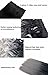 FESHFEN 24" Long Straight Ombre Two Tone Synthetic Hair Extensions Clip in on Hairpieces 5 Clips One Piece 3/4 Full Head Cosplay Party-Black