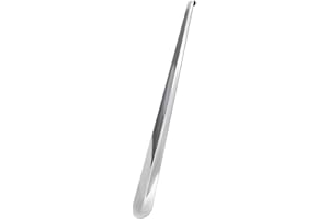 Amoyeric 80Cm Extra-Long Chausse-Pied, Long Manche Acier Inoxydable Durable Métal Chausse-Pied pour Les Personnes Âgées, Femmes Enceintes, Hommes, Patients Lombaires,A,80CM/31.5in