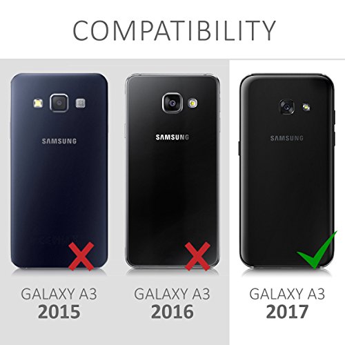 kwmobile Funda para Samsung Galaxy A3  2017  - Carcasa Protectora de  Corcho  para m  vil - Cover  Trasero  y dise  o de Sol Naciente
