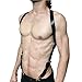 Produktbild Sex Kleidung Erotik Leder Harness Punk Gürtel für Männer, Gothic Body Bondage Set Sexy Brust Strumpfgürtel Dessous Flirt Leder Unterwäsche, einstellbare Größe