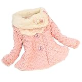 Koly® Baby Girls Kids Toddler Floral Outwear Clothes Winter Jacket Coat Snowsuit