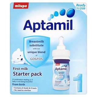 Preisvergleich Produktbild Aptamil 1 First Milk Starter Pack From Birth 6 x 90G