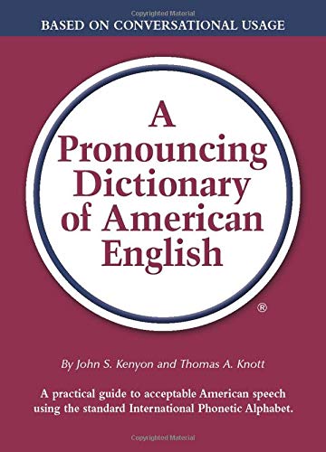 Pronouncing Dictionary of American English livre