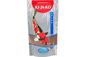KI-JA-KO Color è Un mangime per Koi 1 kg / 3 mm, per Migliorare i Colori e sostenere la pigmentazione Naturale, Non inquina l'acqua