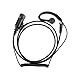 Produktbild Morza Collar Clamp PTT 3,5 mm 1 Pin Earhook Kopfhörer Ersatz für Yaesu Vertex Walkie Talkie-Ohrhörer Zweiwegradio Hörmuschel
