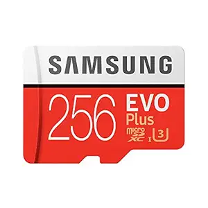 Homgee Memory 256GB EVO Plus XC 100MB/s UHS-I (U3) Class 10 TF Flash Memory Card MB-MC256G High Speed for Phone Tablet Camera