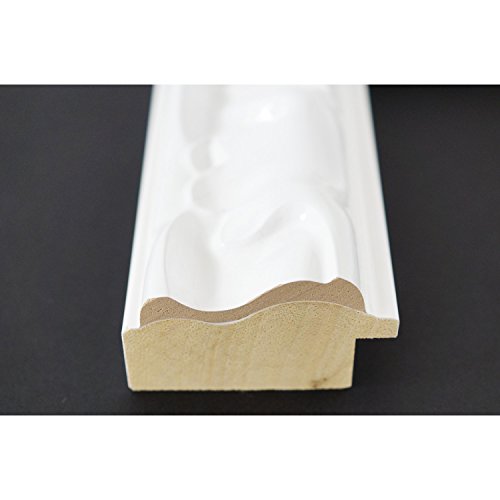 Spiegel Wandspiegel Badspiegel – Sylt 5,7 – Weiß Lack – 200 Größen zur Auswahl – handgefertigt – DIN A1 (59,4 x 84,1 cm) – AM – Modern, Barock, Antik, Vintage - 5