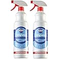 Nilco Set of 2 Nilglass Professional H3 Glass Mirror Cleaner 1 Litre - Trigger Spray Bottle For Cars Homes Window Cleaning No Smears Quick Easy to Use Also Very Good on Chrome - TWO PACK