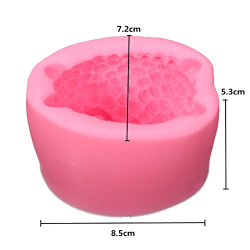 KING DO WAY Schaf silikon Soap Schimmel Formenbau Seifenform für DIY Handgemachte Seife Bath Bomb - 2