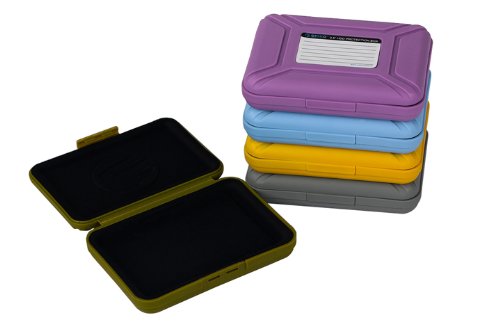 5 X ORICO PHX-35 Plastik Schutzhüllen für 8.9 cm 3,5 Zoll Festplatten Festplattengehäuse HDD Festplatten-Gehäuse / Enclosure Festplatte Schutztasche (Grau+Lila+Gelb+Blau+Grün) - 8