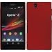 Produktbild PhoneNatic Case für Sony Xperia Z Hülle rot gummiert Hard-case + 2 Schutzfolien