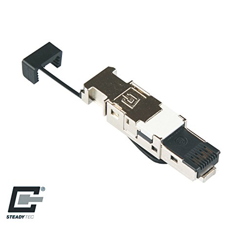 Metz Connect Feldkonfektionierbarer 8-adriger RJ45-Stecker E-DAT Industry Cat.6 IP20 field plug, 1 Stück, 1401405012-I - 5