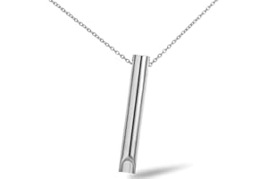 EODKSE 1pcs Collar de Respiración para Aliviar la Ansiedad - Dispositivo de Ejercicio y Meditación con Anillos Giratorios de Ansiedad, Trata Pánico y Ralentización de la Respiración