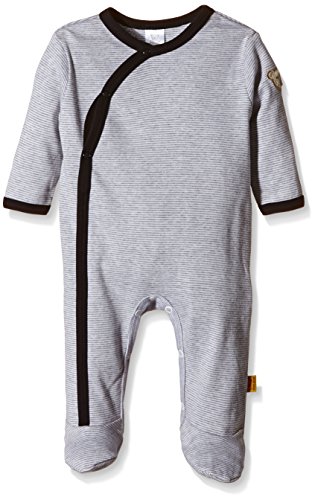 Steiff Baby Boys Strampler 1/1 Arm Crew Neck Long Sleeve Footies, Grey (steiff Grey Melange Gray 8232), 12 - 18 Months