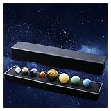 Solar System Eight Planets Decorations Tumbled Chakra Reiki Healing Crystal Gemstones Ball Set Home Office Desk Decorations