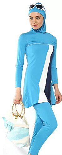Burkini Badeanzug Für Damen - Bescheidene Badebekleidung Mit Vollabdeckung