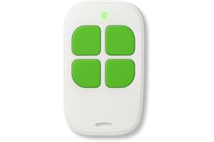 LINEOPS Télécommande bip Portail Compatible avec SCS Sentinel AAM0085, AAM0084, AAM0094 ControlGate 433Mhz - Piles Incluses - Garantie 3 Ans - Vert x1