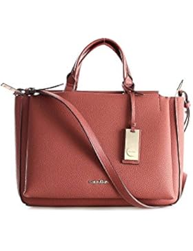 Calvin Klein Carrie Duffele Handtasche Leder 32 cm