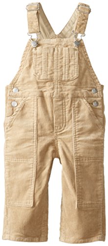 Hatley Baby Boys Infant Dungaree-Khaki Dungarees, Beige, 6-12 Months