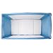 Safetots Sleep and Go Travel Cot Blue with Deluxe Mattress