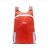 Capacidad: 18L LaDicha Tuban 18L luz peso Outdooors plegable impermeable mochila para senderismo ciclismo deportes mochila-naranja
