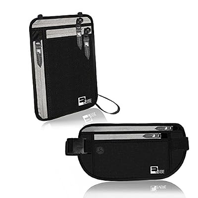RevereSport RFID Ceinture de Voyage. Discrète, Secrète, Cachée Pochette de voyage (RFID Set di Viaggio)