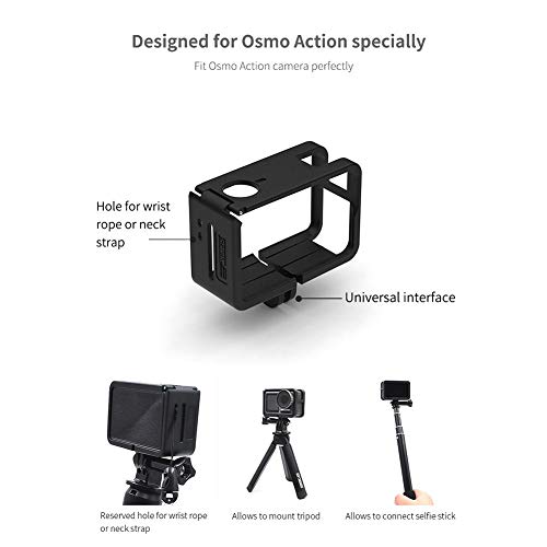 Preisvergleich Produktbild Tragbare Handgriff-Powerbank + Verlängerungs-Selfie-Stick, wasserdicht, rutschfest, 180 ° -Drehung, Verstellbarer Hand-Einbeinstativ-Mast für DJI OSMO-Actionkameras