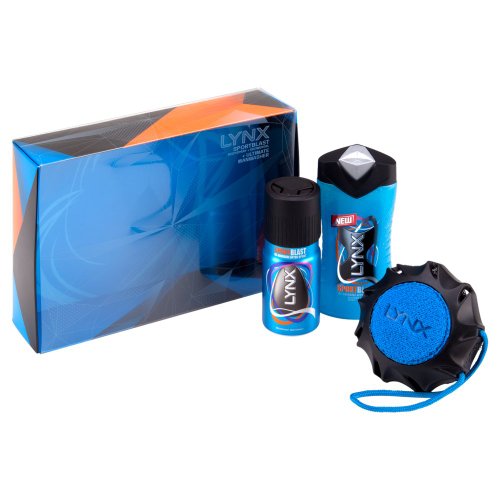 Lynx Sportsblast Manwasher Gift Set