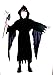 Produktbild Größe S - M> 5-7 Jahre - Kostüm - Cross Dressing - Karneval - Halloween - Schwarzer Dämon - Kapuze - Tod - Teufel - Kind