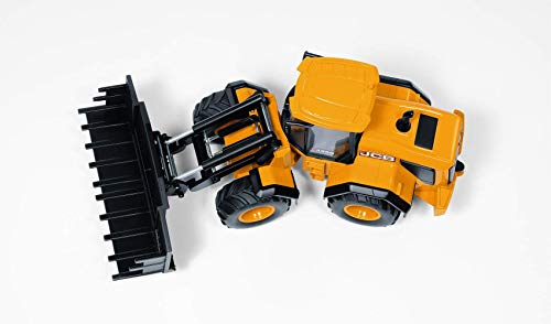 SIKU 3663, JCB 435S Agri Radlader, 1:32, Metall/Kunststoff, Orange, Frontladerwechselsystem - 4