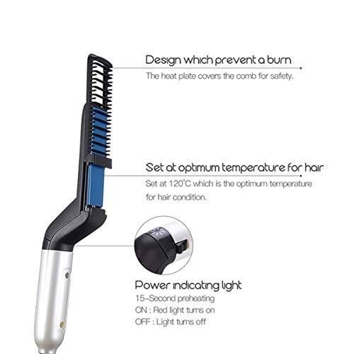 Buy Jeval Quick Beard Straightener Hair Styler Comb Perfuw 2019