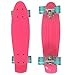 Produktbild WeSkate Mini Cruiser Board - 55Cm Skateboard Komplett Vintage Skate Board mit LED Leuchtrollen für Kinder Erwachsene