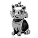 Produktbild soulbead Lovely Cat Charm echtes 925 Sterling Silber Animal Bead Für europäischen Marke Armband Schmuck