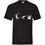 Evolution Ski Accident Men T-Shirt - shirt84