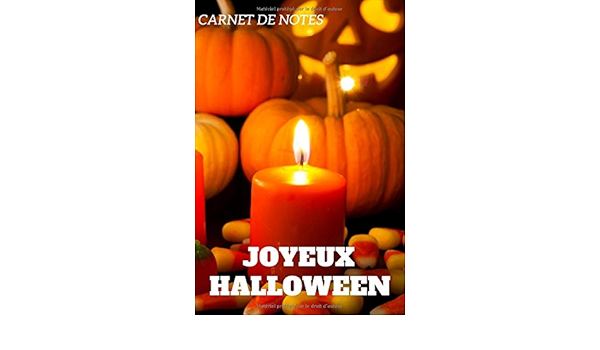 Carnet De Notes Joyeux Halloween Magnifique Carnet De Notes A Offrir Pour Halloween 110 Pages Au Total Format Pratique Amazon Co Uk Editions Fetial Books