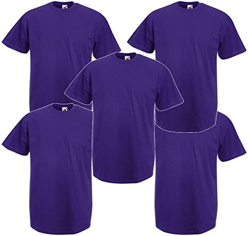 Fruit of the LoomMen's Valueweight Short Sleeve T-Shirt (Pack of 5)