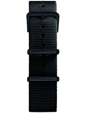 Oxygen-Nylon, Unisex, Schwarz mit Schnalle, 22 cm, EX NN-STRB - 22-BL