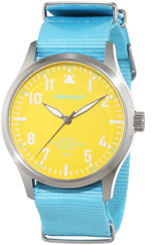Pop-Pilot Unisex-Armbanduhr SXM Analog Quarz Nylon P4260362630031 Pop-Pilot Unisex-Armbanduhr SXM Analog Quarz Nylon P4260362630031