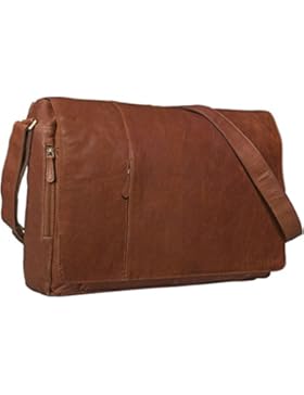 STILORD 'Maximus' XXL Ledertasche riesige Umhängetasche Unitasche 17 18 19 21 Zoll Laptop Aktentasche Bürotasche...