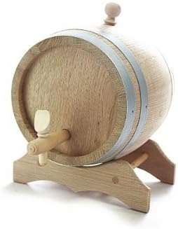 3 L Barrel with Wooden Stand, European Oak Wood