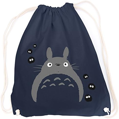 vanVerden Sports Gym Bag My Neighbor Soot Anime My Neighbour With Gift Card, Adult (Unisex), T212-Navy-Color, French Navy (Dunkel Blau)