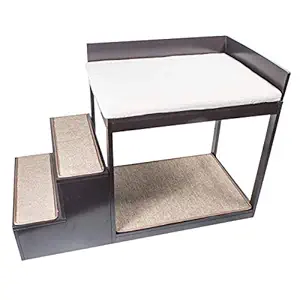 Penn-Plax Buddy Bunk ? Multi-Level Bed and Step System for Dogs and Cats ? Practical and Accommodating for Modern Homes (DOGF60)
